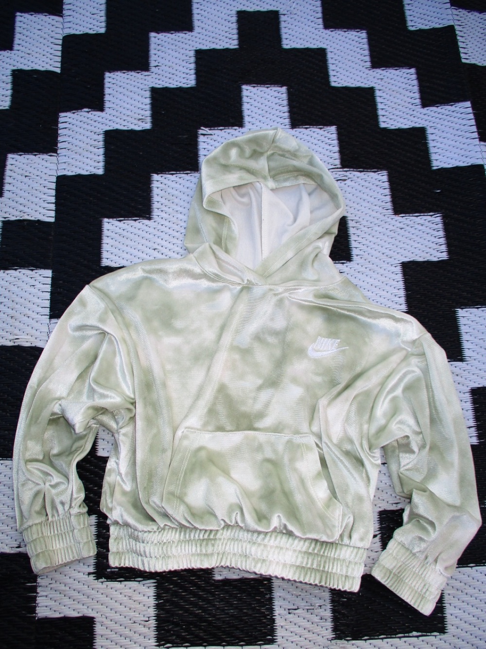 Nike Hoodie Mint Green/Sage Metallic Silver Kid’s